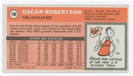 1970-71 Topps Basketball Oscar Robertson #100
